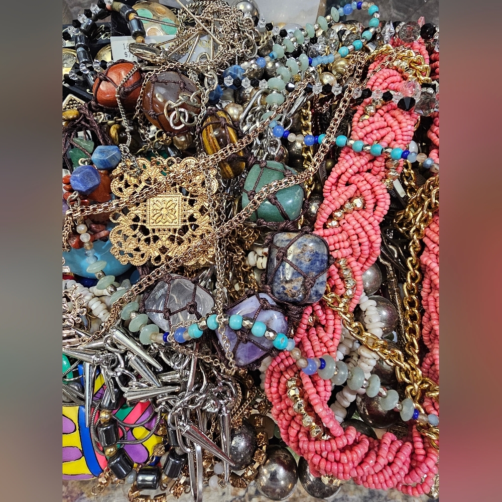 Wearable Mixed Jewelry LOT 3Lbs
